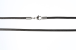 Lederband Ø 3,0mm -  Länge 45 cm  aus rein pflanzlich gegerbtem Rindsleder " Made in Germany"
